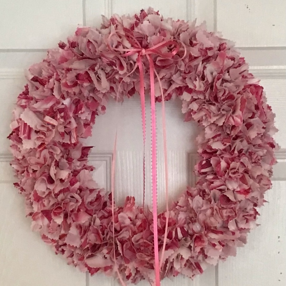 Wreath pretty in pink